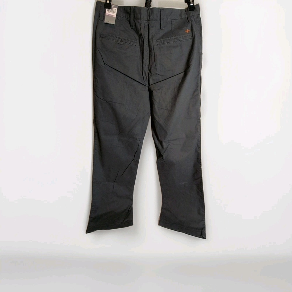 Docker‎ Men's Straight Fit Flat Front Pants Size 32x32 Gray New With Tags - Picture 3 of 6